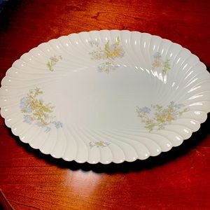 HAVILAND Limoges France Margaux platter swirl Mint!